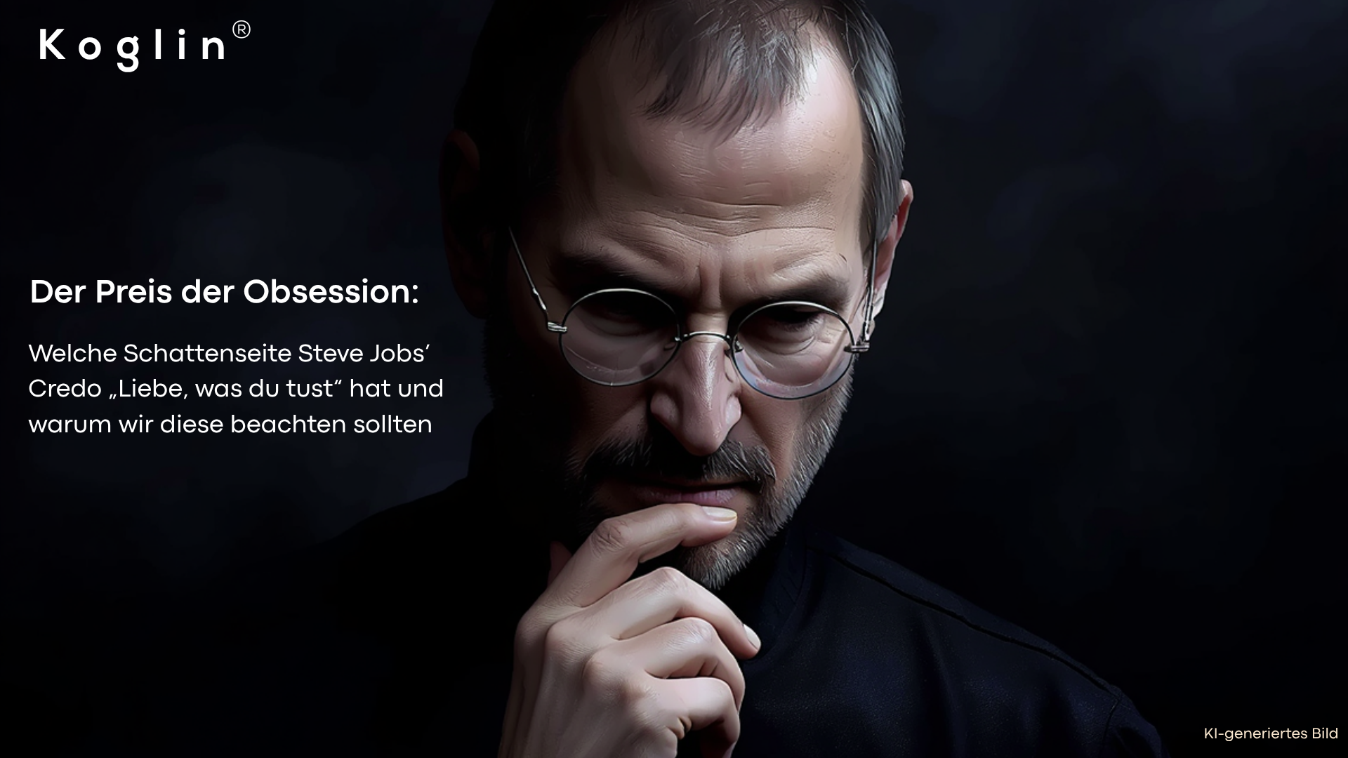 Der Preis der Obsession: Welche Schattenseite Steve Jobs’ Credo „Liebe, was du tust“ hat und warum wir diese beachten sollten